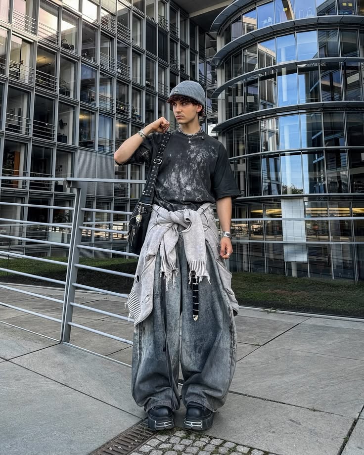 grey oslo wrap Denim