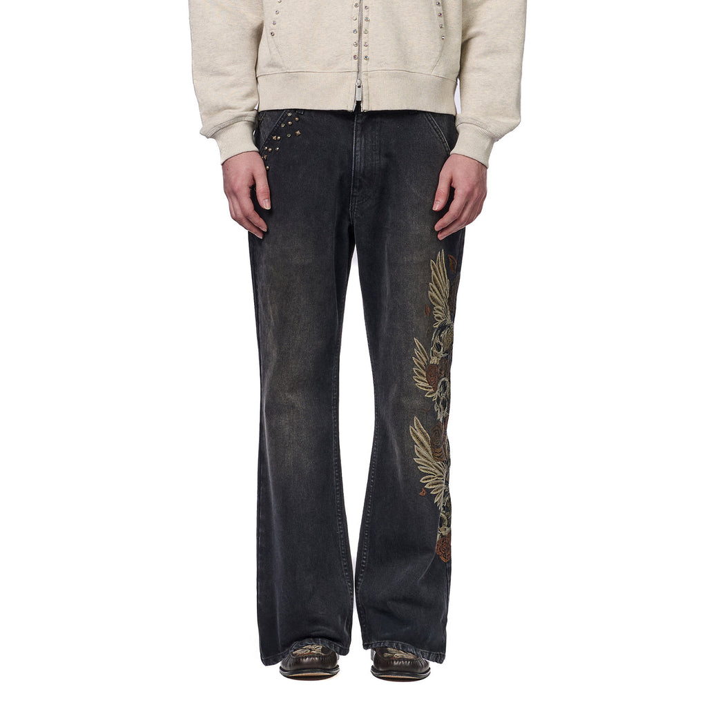 The Orion skull denims