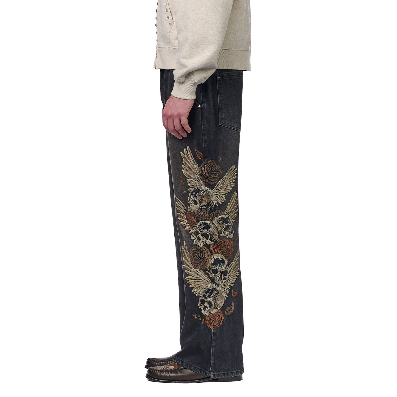 The Orion skull denims