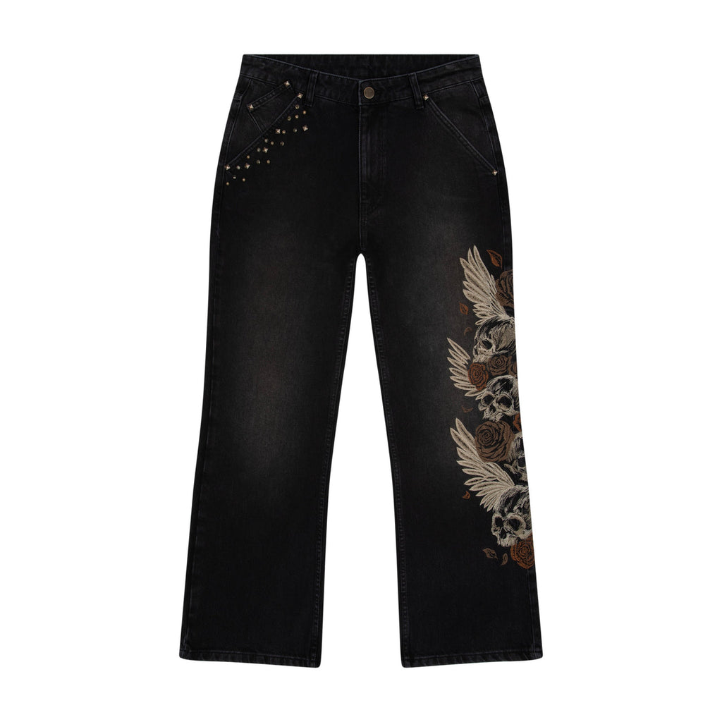 The Orion skull denims